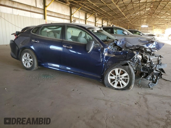 2016 Kia Optima LX with VIN 5XXGT4L33GG032811, listed as a Copart auction lot 88537825 with Not provided miles and Salvage title. Bid and sale history available at DreamBid. Image 4.
