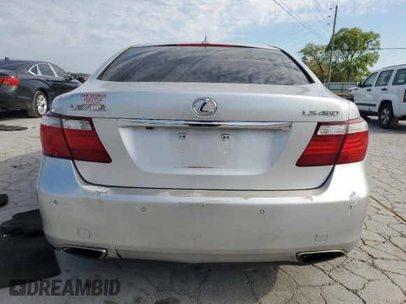 2007 Lexus LS 460 with VIN JTHBL46F575028472, listed as a Copart auction lot 53797385 with 178,194 mi miles and Clean Title. Bid and sale history available at DreamBid. Image 6.