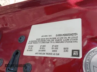 2005 Pontiac G6 GT with VIN 1G2ZH528954169910, listed as a IAAI auction lot 42250665 with Not provided miles and . Bid and sale history available at DreamBid. Image 9.