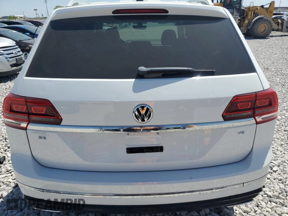 2018 Volkswagen Atlas SE with VIN 1V2FR2CA0JC575617, listed as a Copart auction lot 72691074 with 86,505 mi miles and Salvage title. Bid and sale history available at DreamBid. Image 6.