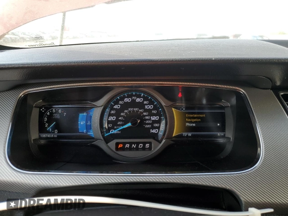 2014 Ford Taurus SHO with VIN 1FAHP2KT9EG115170, listed as a Copart auction lot 61203645 with 106,740 mi miles and Salvage title. Bid and sale history available at DreamBid. Image 9.