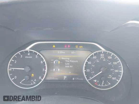 2017 Nissan Maxima SV with VIN 1N4AA6AP3HC400571, listed as a IAAI auction lot 41430131 with 152,510 mi miles and . Bid and sale history available at DreamBid. Image 7.