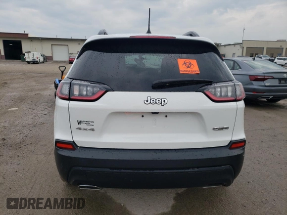 2022 Jeep Cherokee Latitude Lux with VIN 1C4PJMMX2ND549970, listed as a Copart auction lot 58895375 with Not provided miles and Salvage title. Bid and sale history available at DreamBid. Image 6.