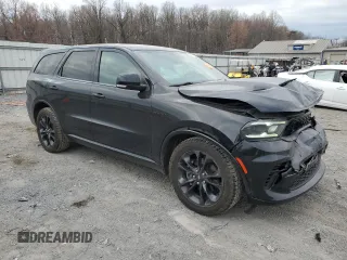 2021 Dodge Durango R/T with VIN 1C4SDJCT4MC558155, listed as a Copart auction lot 50747295 with 96,247 mi miles and Salvage Title. Bid and sale history available at DreamBid. Image 4.
