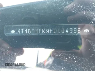 2015 Toyota Camry XLE with VIN 4T1BF1FK9FU904996, listed as a IAAI auction lot 42192405 with 57,158 mi miles and . Bid and sale history available at DreamBid. Image 19.