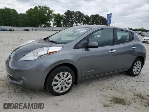 2015 Nissan LEAF SV with VIN 1N4AZ0CP2FC332733, listed as a Copart auction lot 54180075 with 113,871 mi miles and Clean Title. Bid and sale history available at carsss.com. Image 1.