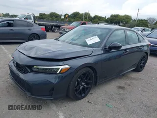 2025 Honda Civic Sport with VIN 2HGFE2F56SH546313, listed as a IAAI auction lot 41889296 with 4,768 mi miles and . Bid and sale history available at DreamBid. Image 17.
