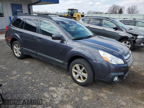 2013 Subaru Outback Premium with VIN 4S4BRCCC2D3271261, listed as a Copart auction lot 52253915 with 177,421 mi miles and Clean Title. Bid and sale history available at DreamBid. Image 4.