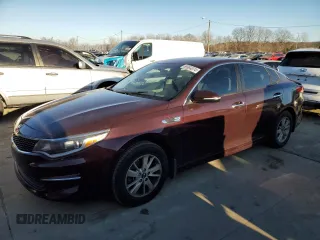 2016 Kia Optima LX z VIN 5XXGT4L30GG115340, wystawiony jako Copart lot #86964074 z przebiegiem 103 167 mil mil oraz Szkoda całkowita • Salvage title. Historia ofert i sprzedaży dostępna na DreamBid. Obrazek 1.