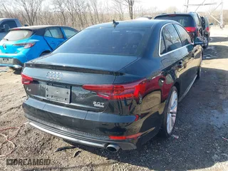 2018 Audi A4 Premium Plus with VIN WAUENAF44JA063134, listed as a IAAI auction lot 41764674 with 26,310 mi miles. Bid and sale history available at carsss.com. Image 4.