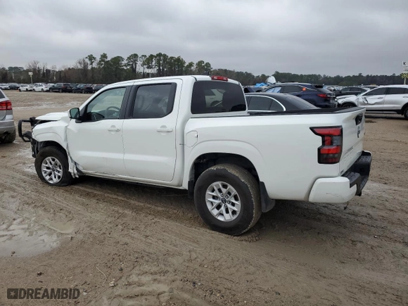 2024 Nissan Frontier SV with VIN 1N6ED1EJ8RN642206, listed as a Copart auction lot 43000665 with 5,680 mi miles and Salvage Title. Bid and sale history available at carsss.com. Image 2.