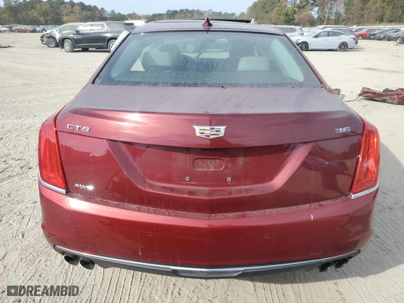 2016 Cadillac CT6 Luxury AWD with VIN 1G6KD5RS0GU168015, listed as a Copart auction lot 79063444 with 0 mi miles and Non Repairable. Bid and sale history available at carsss.com. Image 6.