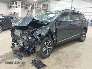 2023 Kia Sportage EX with VIN KNDPVCAG8P7040809, listed as a IAAI auction lot 42222979 with 55,345 mi miles and . Bid and sale history available at DreamBid. Image 17.