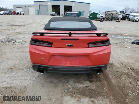 2017 Chevrolet Camaro 1LT with VIN 1G1FB3DSXH0169464, listed as a Copart auction lot 88295695 with 77,002 mi miles and Salvage Title. Bid and sale history available at carsss.com. Image 6.