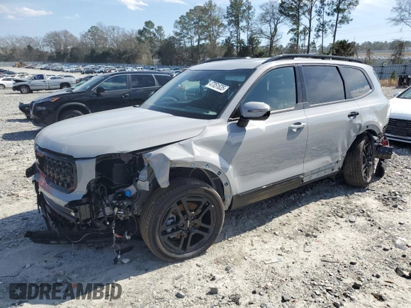 2024 Kia Telluride EX with VIN 5XYP3DGC0RG549279, listed as a Copart auction lot 47051635 with 4,074 mi miles and Salvage Title. Bid and sale history available at carsss.com. Image 1.