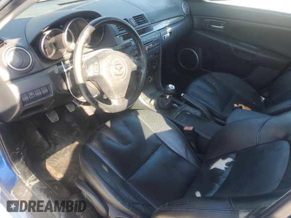 2005 Mazda 3 s with VIN JM1BK323651235631, listed as a Copart auction lot 47017205 with Not Provided miles and Salvage Title. Bid and sale history available at carsss.com. Image 8.