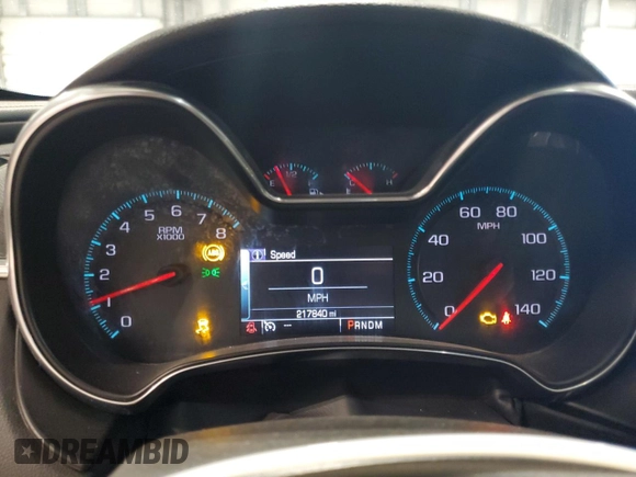 2014 Chevrolet Impala LT z VIN 2G1115SL8E9118955, wystawiony jako Copart lot #56299715 z przebiegiem 217 840 mil mil oraz Szkoda całkowita • Salvage title. Historia ofert i sprzedaży dostępna na DreamBid. Obrazek 9.