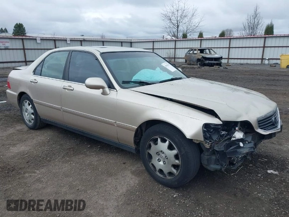 2000 Acura RL with VIN JH4KA9657YC008473, listed as a IAAI auction lot 41935155 with 216,629 mi miles. Bid and sale history available at carsss.com. Image 1.