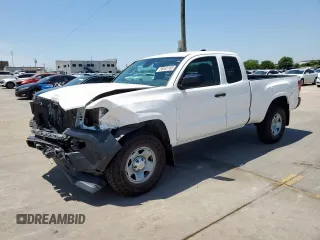2021 Toyota Tacoma SR with VIN 3TYRX5GN7MT015376, listed as a Copart auction lot 56533185 with 77,078 mi miles and Salvage title. Bid and sale history available at DreamBid. Image 1.
