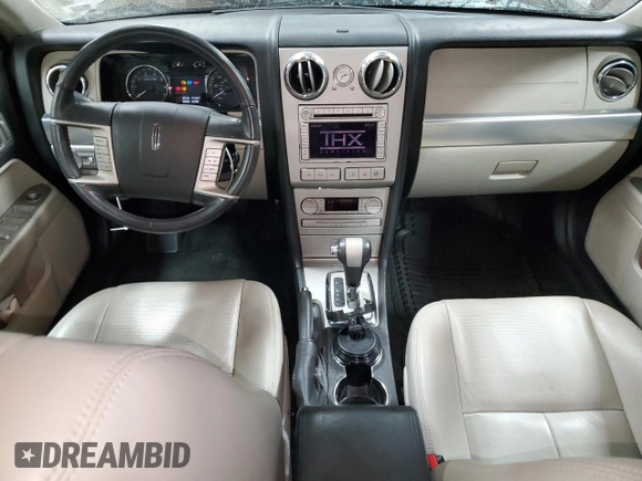 2008 Lincoln MKZ with VIN 3LNHM28T58R629763, listed as a Copart auction lot 51711435 with 88,828 mi miles and Salvage title. Bid and sale history available at DreamBid. Image 8.