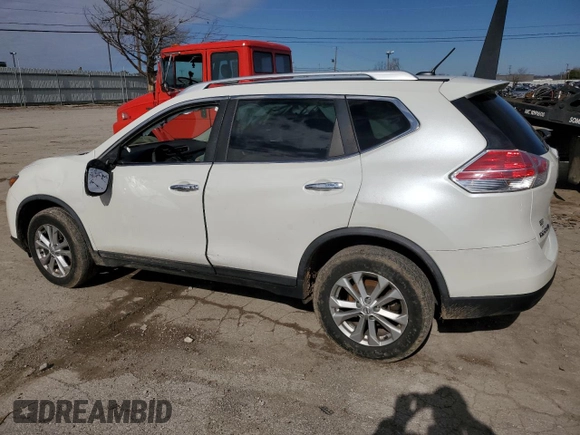 2016 Nissan Rogue SV z VIN KNMAT2MV8GP699618, wystawiony jako Copart lot #44120835 z przebiegiem 154 103 mil mil oraz Szkoda całkowita • Salvage title. Historia ofert i sprzedaży dostępna na DreamBid. Obrazek 2.