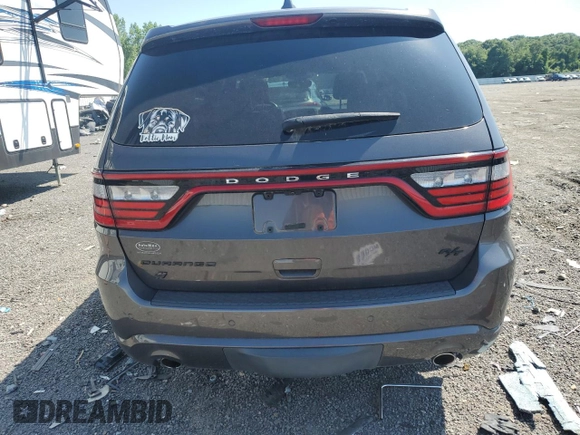 2020 Dodge Durango R/T with VIN 1C4SDJCTXLC212805, listed as a Copart auction lot 61633455 with 68,573 mi miles and Salvage title. Bid and sale history available at DreamBid. Image 6.