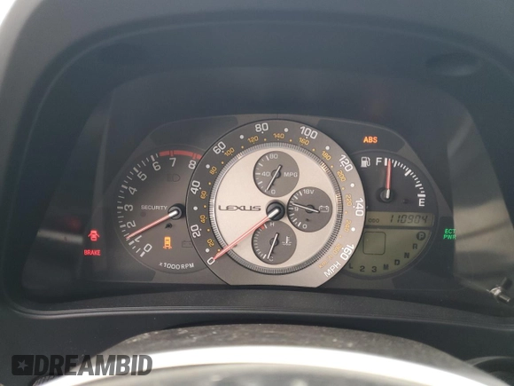 2002 Lexus IS 300/350 z VIN JTHBD192020038109, wystawiony jako Copart lot #43072175 z przebiegiem 110 904 mil mil oraz Szkoda całkowita • Salvage title. Historia ofert i sprzedaży dostępna na DreamBid. Obrazek 9.