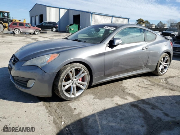 2011 Hyundai Genesis Coupe Track with VIN KMHHU6KH8BU057793, listed as a Copart auction lot 45873545 with 146,351 mi miles and Clean Title. Bid and sale history available at carsss.com. Image 1.