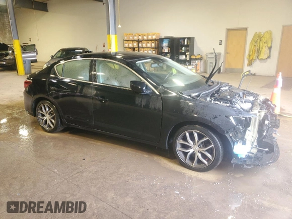 2020 Acura ILX w/Premium Pkg with VIN 19UDE2F78LA001237, listed as a Copart auction lot 52508535 with 0 mi miles and Salvage Title. Bid and sale history available at carsss.com. Image 4.