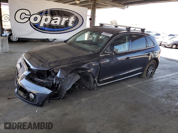 2014 Audi Q5 Premium Plus with VIN WA1LFAFP6EA064898, listed as a Copart auction lot 64989925 with 89,863 mi miles and Clean title. Bid and sale history available at DreamBid. Image 1.