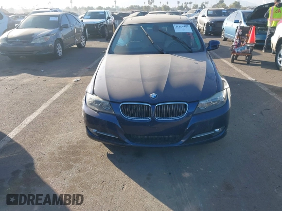 2011 BMW 3 Series 335i with VIN WBAPM5C55BF181990, listed as a IAAI auction lot 41169387 with 1 mi miles. Bid and sale history available at carsss.com. Image 12.
