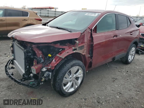 2025 Buick Encore GX Preferred with VIN KL4AMCSLXSB036569, listed as a Copart auction lot 48410175 with 2,392 mi miles and Salvage title. Bid and sale history available at DreamBid. Image 1.