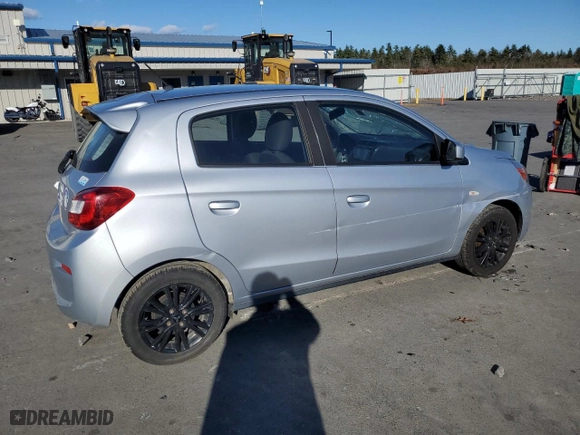 2020 Mitsubishi Mirage ES with VIN ML32A3HJ8LH001880, listed as a Copart auction lot 81267184 with 73,040 mi miles and Salvage Title. Bid and sale history available at carsss.com. Image 3.