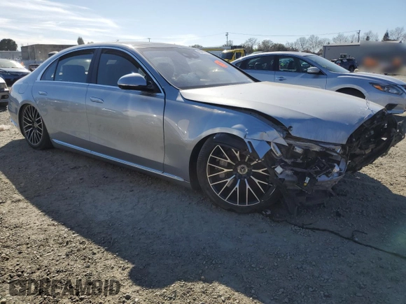 2021 Mercedes-Benz S 580 z VIN W1K6G7GB8MA037874, wystawiony jako Copart lot #43447245 z przebiegiem Nie podano mil oraz Szkoda całkowita • Salvage title. Historia ofert i sprzedaży dostępna na DreamBid. Obrazek 4.