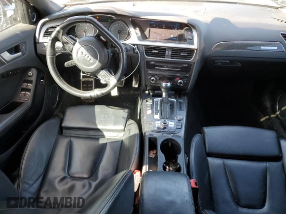 2015 Audi S4 Premium Plus with VIN WAUBGAFL1FA127044, listed as a Copart auction lot 48535315 with 115,920 mi miles and Salvage Title. Bid and sale history available at carsss.com. Image 8.
