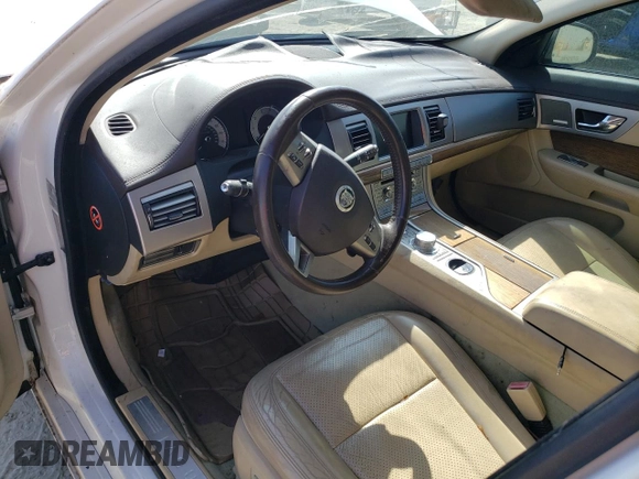 2009 Jaguar XF with VIN SAJWA07C691R40660, listed as a Copart auction lot 69021284 with Not Provided miles and Salvage Title. Bid and sale history available at DreamBid. Image 8.