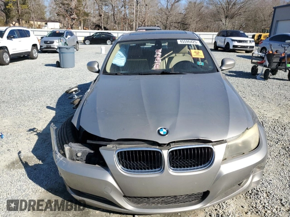 2009 BMW 3 Series 328i с VIN WBAPH77599NM30687, выставлен на аукционе Copart как лот 45596425 с пробегом Не указан миль и Списание • Salvage title. История ставок и продаж доступна на DreamBid. Изображение 5.
