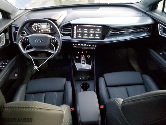 2024 Audi Q4 e-tron Sportback Premium Plus with VIN WA132BFZ2RP000895, listed as a Copart auction lot 82886164 with 15,562 mi miles and Salvage Title. Bid and sale history available at carsss.com. Image 8.