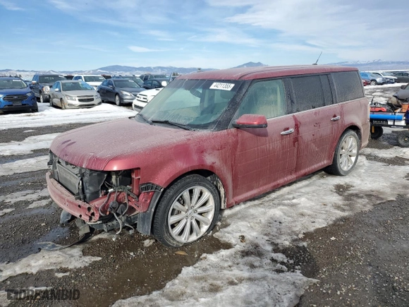 2013 Ford Flex Limited w/EcoBoost with VIN 2FMHK6DTXDBD12170, listed as a Copart auction lot 44211355 with 182,306 mi miles and Salvage Title. Bid and sale history available at carsss.com. Image 1.
