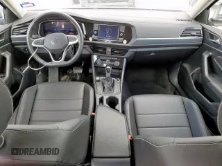 2024 Volkswagen Jetta SE with VIN 3VWEM7BU9RM007894, listed as a Copart auction lot 59669815 with 35,023 mi miles and Salvage title. Bid and sale history available at DreamBid. Image 8.