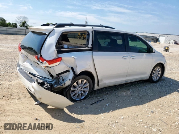 2013 Toyota Sienna XLE AAS z VIN 5TDYK3DC6DS315505, wystawiony jako Copart lot #58428475 z przebiegiem 140 140 mil mil oraz Szkoda całkowita • Salvage title. Historia ofert i sprzedaży dostępna na DreamBid. Obrazek 3.