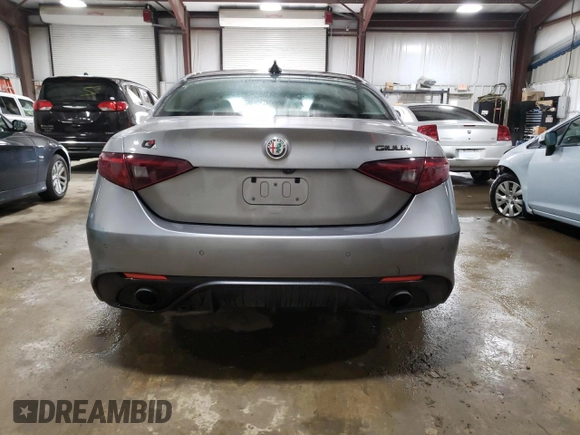 2019 Alfa Romeo Giulia Ti Sport with VIN ZARFANBN5K7615320, listed as a Copart auction lot 47382773 with 30,788 mi miles. Bid and sale history available at carsss.com. Image 6.