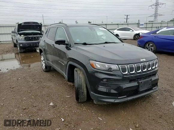 2022 Jeep Compass Latitude Lux с VIN 3C4NJDFB4NT212445, выставлен на аукционе Copart как лот 57807245 с пробегом 28 498 миль миль и Списание • Salvage title. История ставок и продаж доступна на DreamBid. Изображение 13.