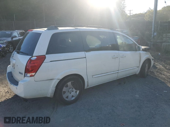 2006 Nissan Quest S Special Edition z VIN 5N1BV28U86N118513, wystawiony jako Copart lot #76749234 z przebiegiem Nie podano mil oraz Szkoda całkowita • Salvage title. Historia ofert i sprzedaży dostępna na DreamBid. Obrazek 3.