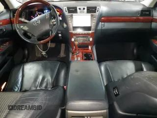 2010 Lexus LS 460 with VIN JTHCL5EFXA5007667, listed as a Copart auction lot 53871835 with 119,216 mi miles and Salvage title. Bid and sale history available at DreamBid. Image 8.