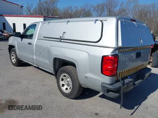 2017 Chevrolet Silverado 1500 LS with VIN 1GCNCNEH8HZ174026, listed as a IAAI auction lot 41753555 with 134,327 mi miles. Bid and sale history available at carsss.com. Image 3.