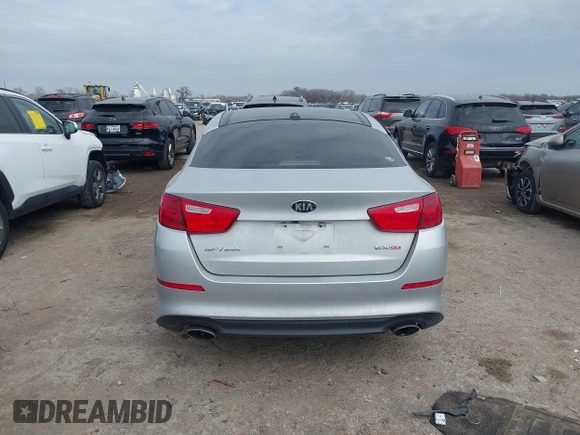 2015 Kia Optima EX with VIN 5XXGN4A7XFG471695, listed as a IAAI auction lot 41565164 with 79,625 mi miles. Bid and sale history available at carsss.com. Image 16.
