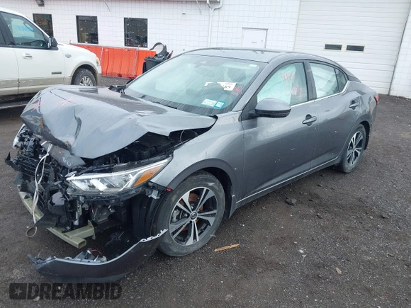 2020 Nissan Sentra SV with VIN 3N1AB8CV1LY304665, listed as a IAAI auction lot 41901622 with 34,327 mi miles. Bid and sale history available at carsss.com. Image 19.
