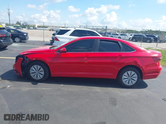 2019 Volkswagen Jetta S z VIN 3VWC57BUXKM029610, wystawiony jako IAAI lot #42334649 z przebiegiem 34 072 mil mil oraz . Historia ofert i sprzedaży dostępna na DreamBid. Obrazek 14.