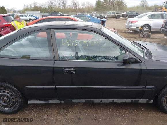 1997 Honda Civic EX with VIN 1HGEJ8242VL044722, listed as a IAAI auction lot 42045941 with 266,481 mi miles. Bid and sale history available at carsss.com. Image 13.